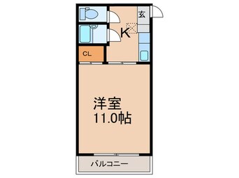 間取図 エトランゼ宮本Ⅴ