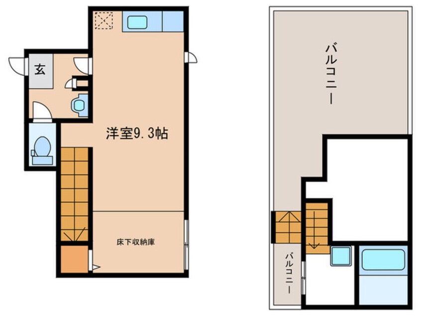 間取図 MAISONETICレイサ