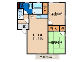 間取図 アル・カン・シェル　Ｃ棟