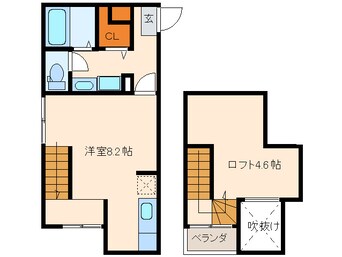 間取図 クリスタルＫ学研都市