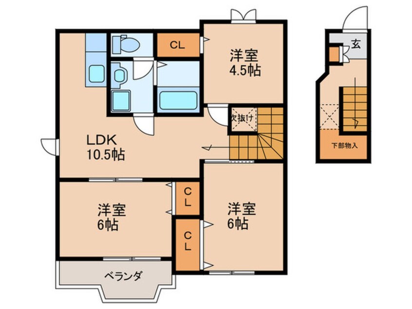 間取図 スクエアコートⅡ