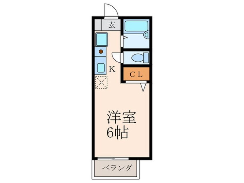 間取図 アメニティ大浦