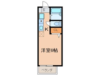 間取図 アメニティ大浦