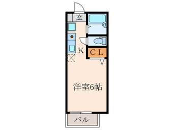 間取図 アメニティ大浦