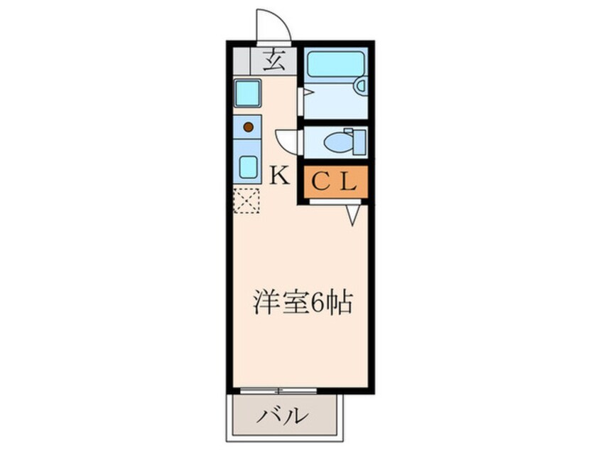 間取図 アメニティ大浦