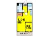 メイワコンチネンタル 1LDKの間取り