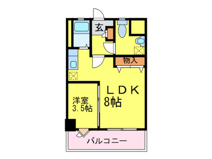 間取図 メイワコンチネンタル