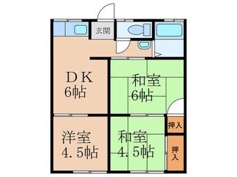 間取図 進尾アパート