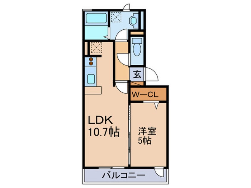 間取図 アリス京町壱番館