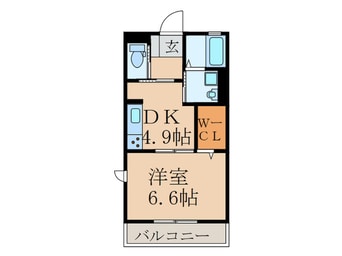 間取図 ハイム ボヌ－ル