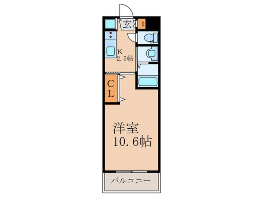 間取図 ＧＲＯＵＮＤＩＳＴ横田