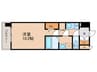 SーRESIDENCE新町Agog 1Kの間取り