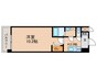 SーRESIDENCE新町Agog 1Kの間取り