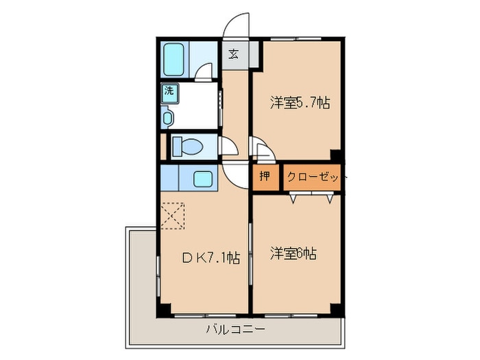 間取り図 コモン尾花