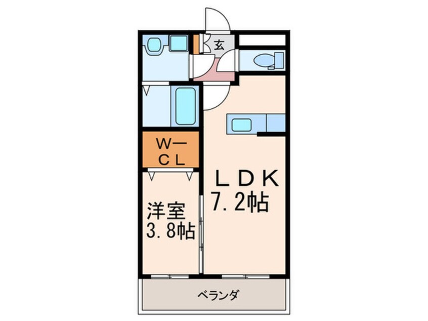 間取図 プレミールＮａｋａｍａⅢ