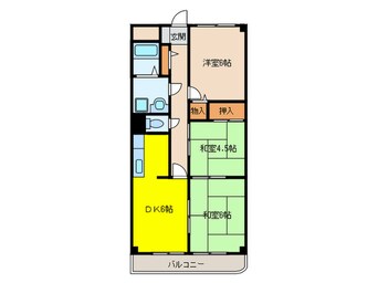 間取図 スカ－ル賀茂