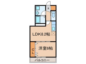 間取図 フェリ－チェ原町