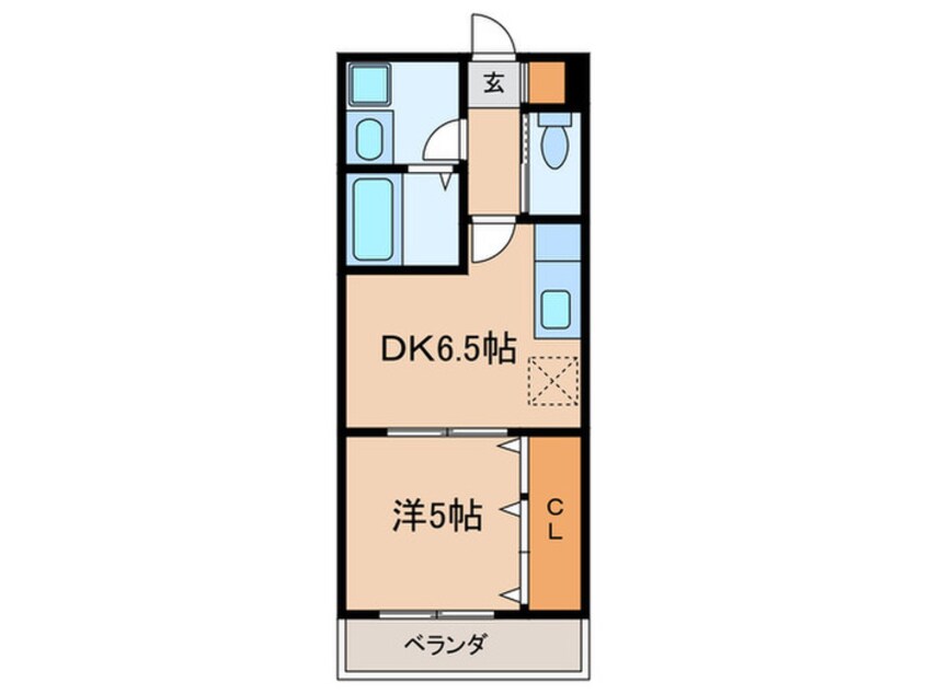 間取図 フェリ－チェ原町