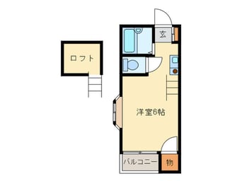 間取図 リュミエール箱崎宮前Ｂ