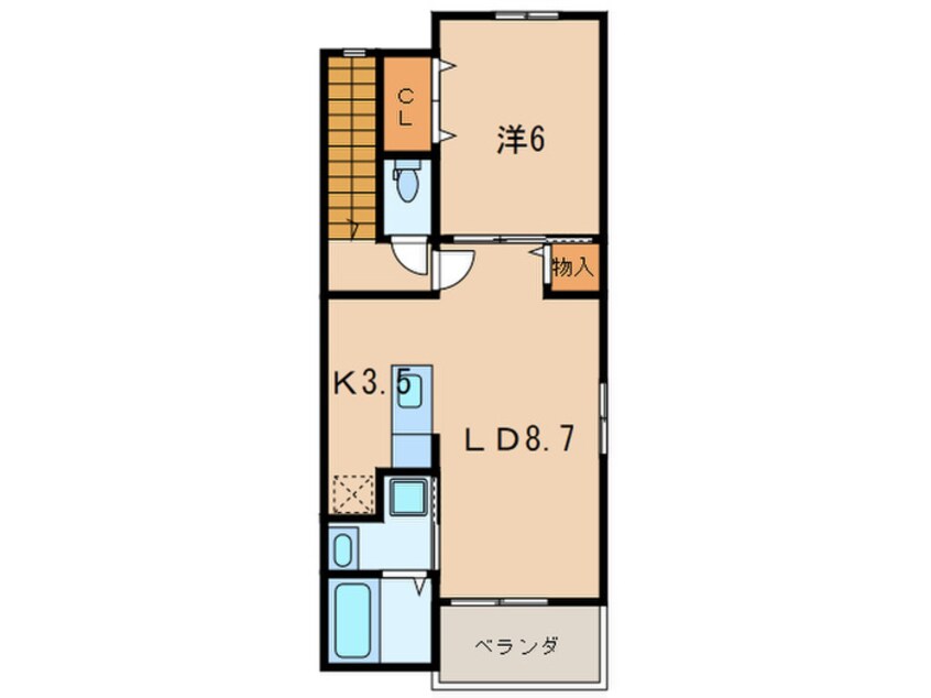 間取図 ポルタコスタ　A棟