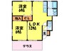 たちばな館Ⅱ 2LDKの間取り