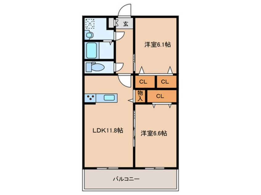 間取図 仮)MDIﾌﾞﾘｻﾏﾘｰﾅ花見が浜