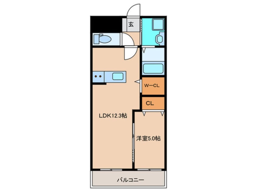 間取図 仮)MDIﾌﾞﾘｻﾏﾘｰﾅ花見が浜