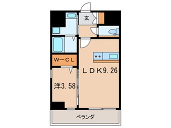 間取図 ＴＨＥ ＨＩＬＬＳ ＫＯＫＵＲＡ