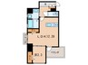 ＴＨＥ ＨＩＬＬＳ ＫＯＫＵＲＡ 1LDKの間取り