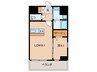 ＴＨＥ ＨＩＬＬＳ ＫＯＫＵＲＡ 1LDKの間取り