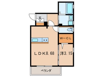 間取図 ＴＨＥ ＨＩＬＬＳ ＫＯＫＵＲＡ