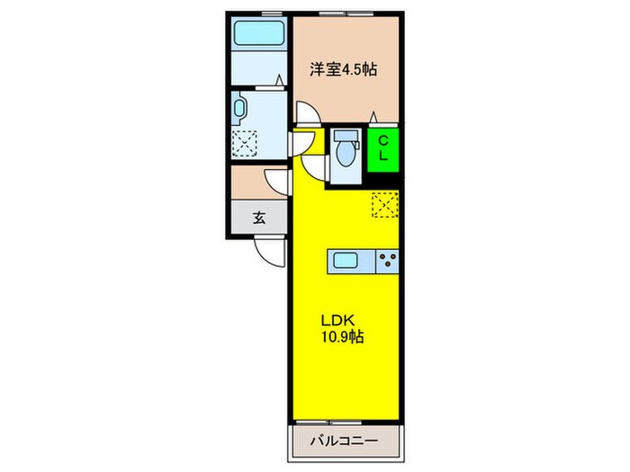 間取り図 クレール友泉