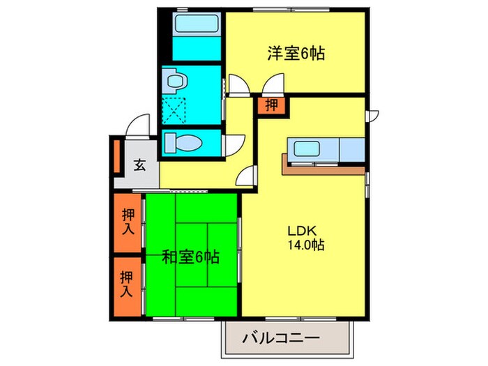 間取り図 フレグランスＭ