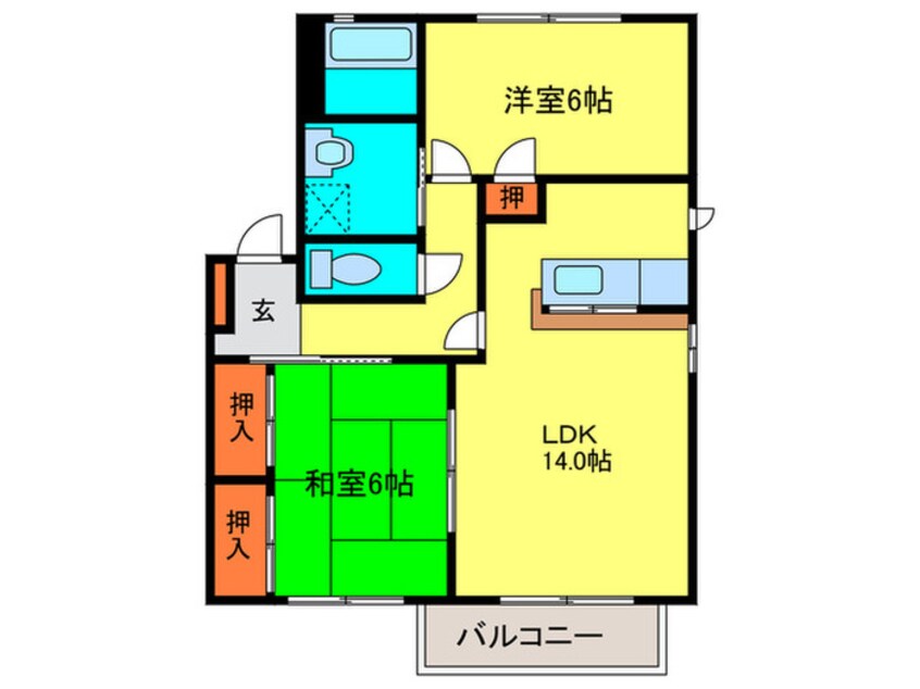 間取図 フレグランスＭ