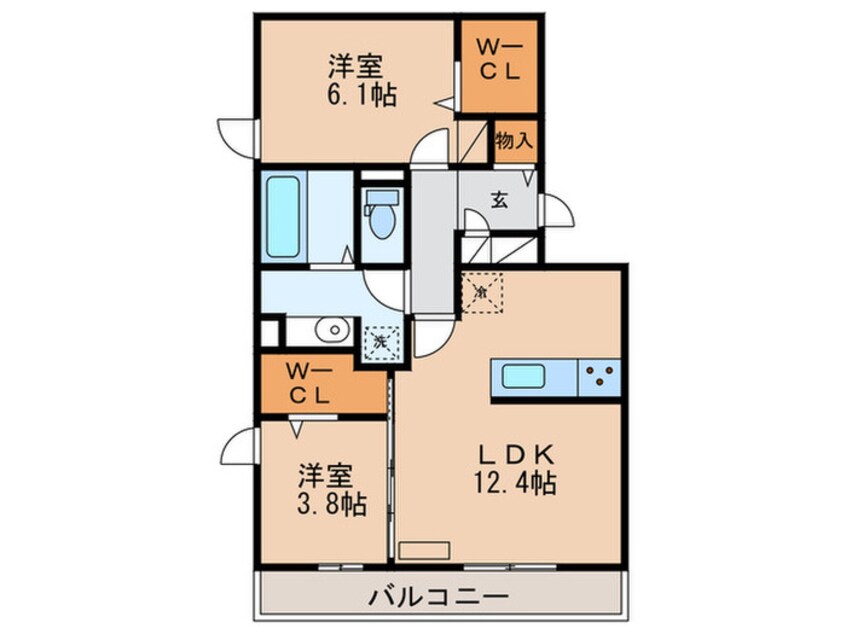 間取図 カーサ・セレーサ