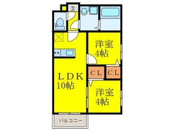 間取図 Walea Hale Kasuga