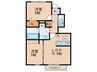 ブルースター 2LDKの間取り