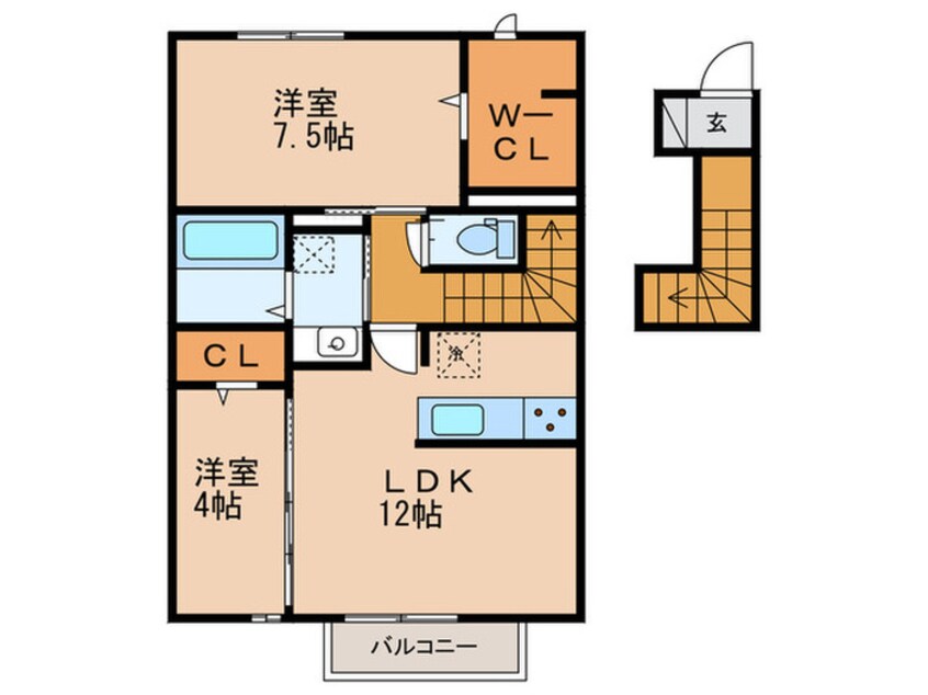 間取図 ブルースター