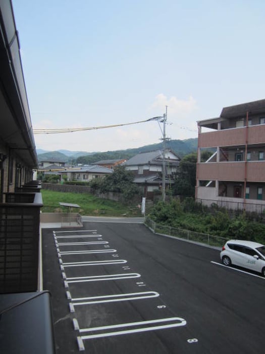 室内からの展望 ブルースター