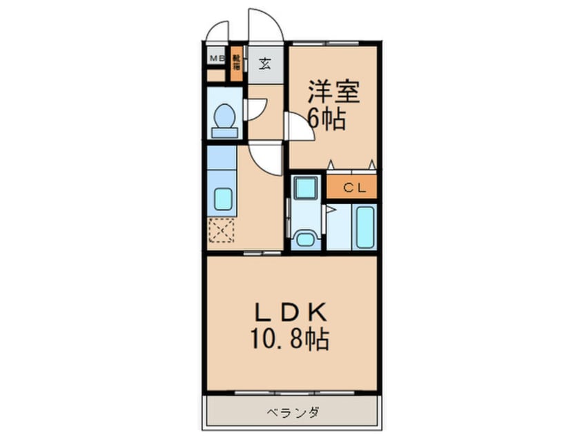 間取図 サンプラスパⅡ
