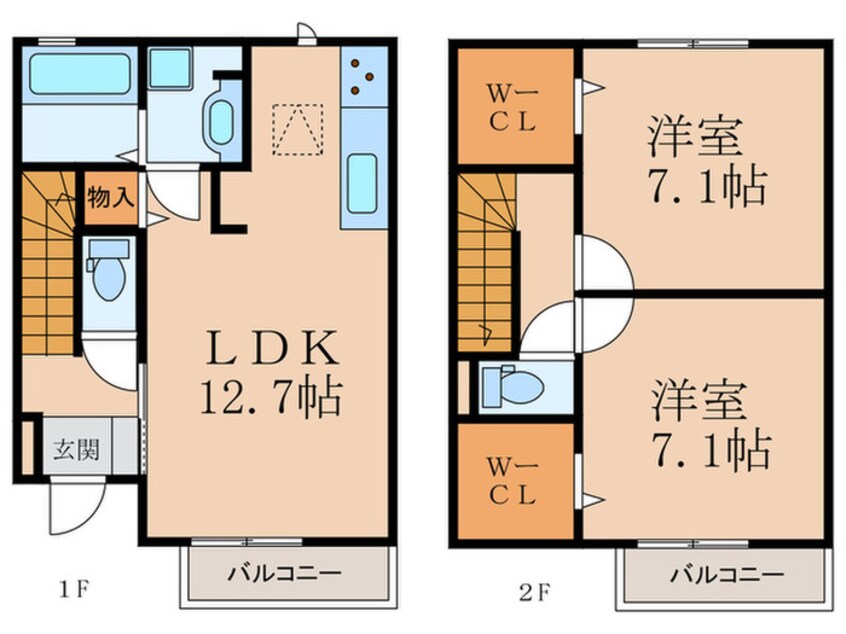 間取図 D-ROOM守恒　C棟