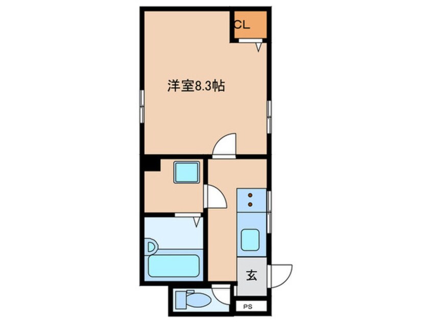 間取図 仮)京町プレイスレジデンスⅡ
