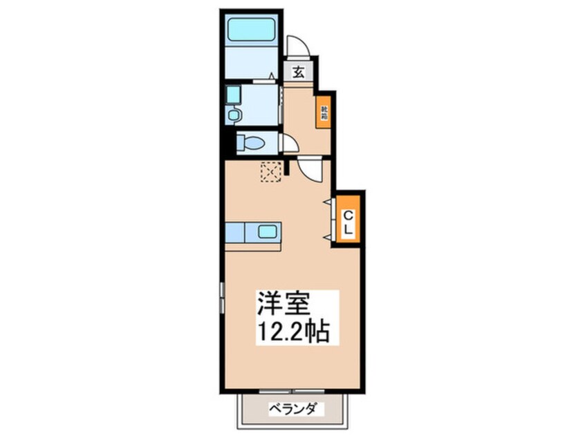 間取図 ベルコリ－ヌＡ