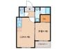 仮）アンレーヴ九工大 1LDKの間取り