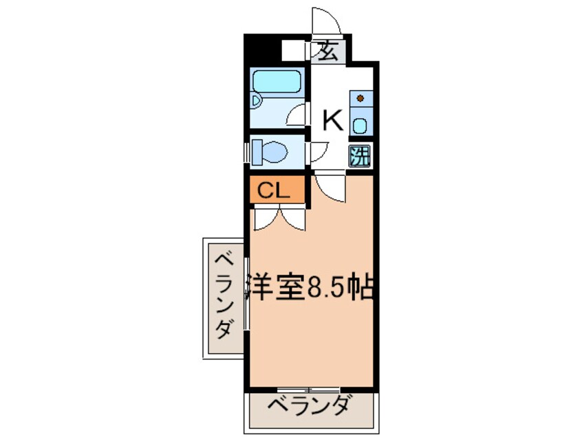 間取図 ヴィヴァーチェ浅川