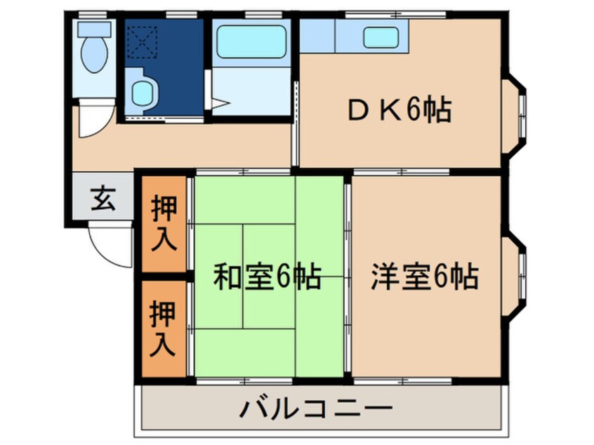 間取図 コーポ広永