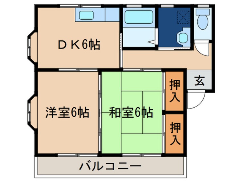 間取図 コーポ広永