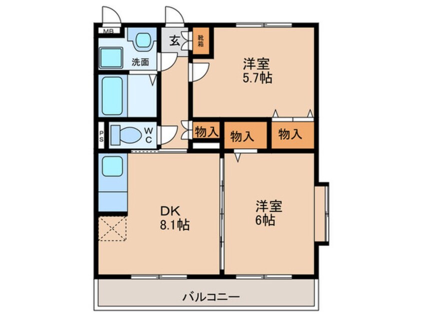 間取図 エスターテ