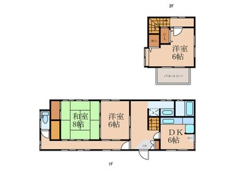 間取図 恒見青木様貸家