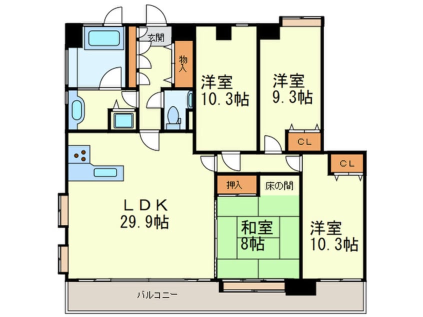 間取図 マノアール・アイ